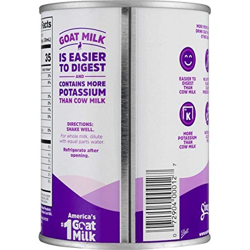 Meyenberg Evaporated Goat Milk, Vitamin D, 12 Ounce Pack Of 12