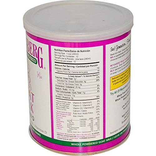 Meyenberg Powdered Instant Goat Milk 12X12/12 Oz