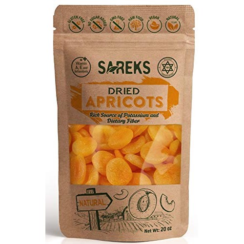 Sareks Dried Turkish Apricots / Good Source Of Vitamin E And Pot
