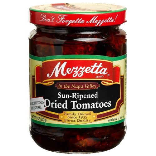 Mezzetta Sundried Tomatoes In Olive Oil, 8-Ounce Jars Pack Of 6
