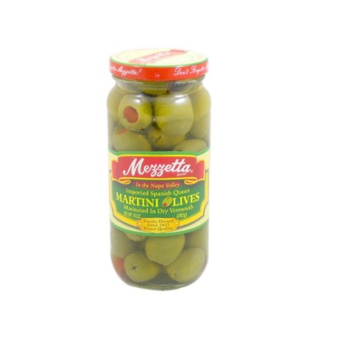 Mezzetta Imported Spanish Queen Martini Olives Marinated With Dr