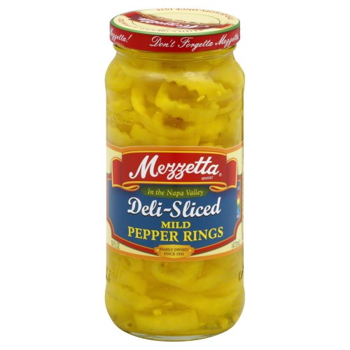 Mezzetta Pepper Rings Deli Sliced 16.0 Ozpack Of 2