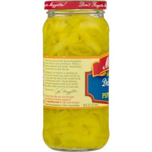 Mezzetta Deli-Sliced Mild Pepper Rings, 16 Oz Pack Of 3