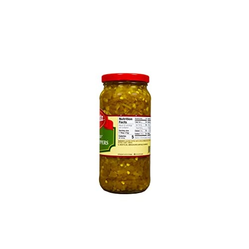 Mezzetta Diced Tamed Jalapeno Peppers, Medium Heat, 16-Ounce Jar...