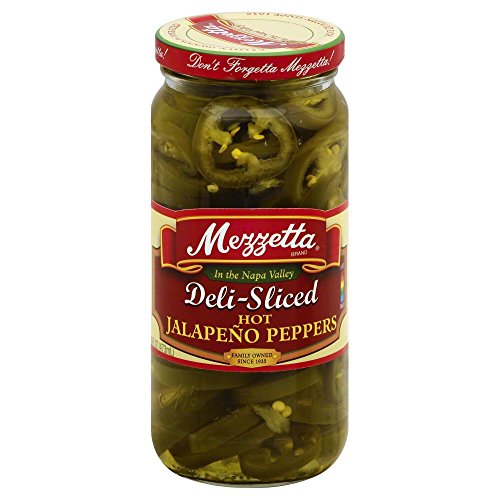 Mezzetta Jalapeno Pepper Sliced Hot 16.0 Ozpack Of 6