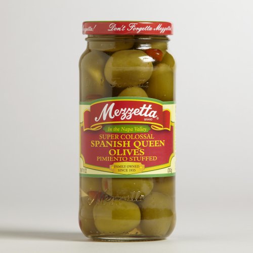 Mezzetta Super Colossal Spanish Queen Olives 10 Oz. Pack Of 6