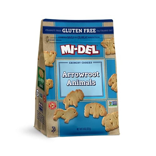 Mi-Del Gluten Free Cookies, Arrowroot, 8 Ounce
