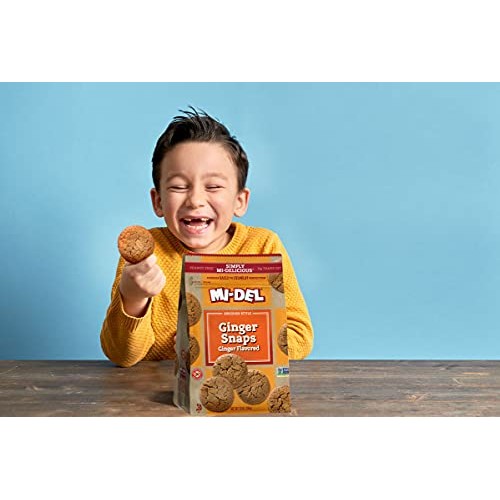 Mi-Del Classic Ginger Snaps Cookies, 10 Oz. Bags, Pack Of 8 791