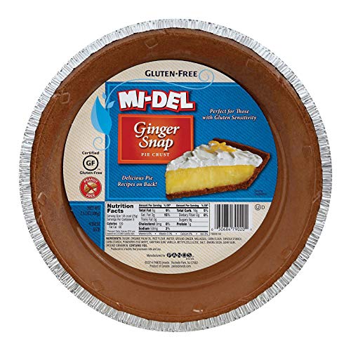 Mi-Del Ginger Snap Gluten-Free Pie Crust, 7.1 Ounce Pack Of 12