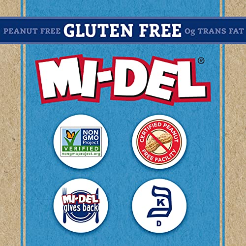 Mi-Del Gluten Free Ginger Snaps Cookies, 8 Oz. Bags, Pack Of 8