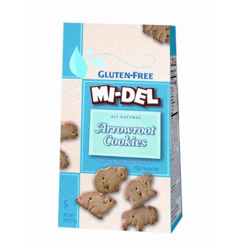 Midel, Cookies, Arrowroot Animal, Pack Of 8, Size 8 Oz, Gluten