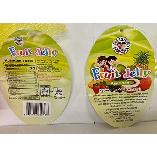 Mdm Fruit Jelly Cups 3 Mesh Bags 11.29Oz 8Cups Each