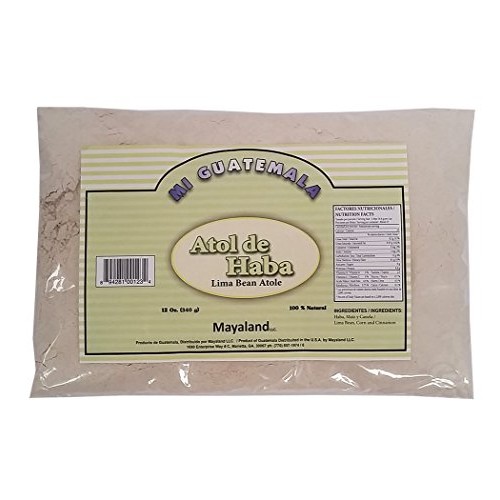 Mi Guatemala Lima Bean Atole 12 Oz - Atol De Haba Pack Of 1