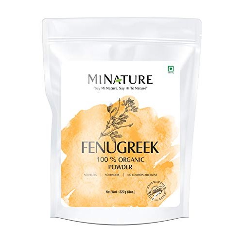 Mi Nature Usda Certified Organic Fenugreek Powder Trigonella Fo