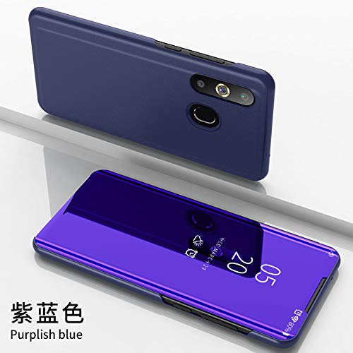 Mirror Standing Case For Samsung Galaxy A20E,Miagon Clear View P