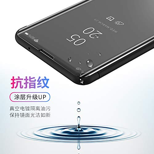 Mirror Standing Case For Samsung Galaxy A20E,Miagon Clear View P