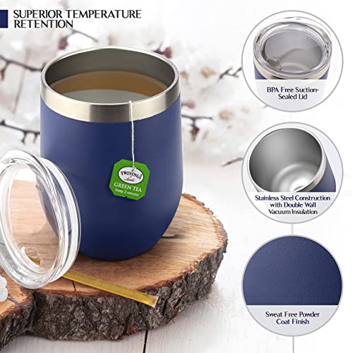 Tea Gift Set For Tea Lovers - Includes Double Insulated Tea Cup