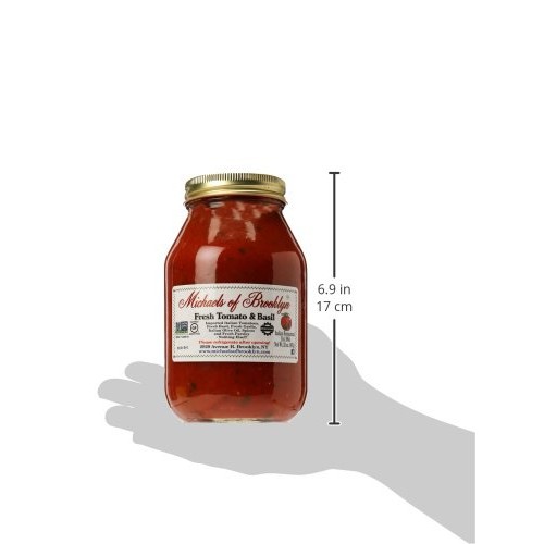 Michaels Of Brooklyn Tomato Basil Sauce, 32 Oz