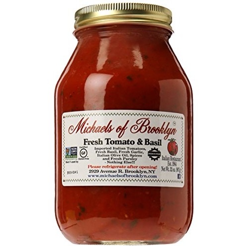 Michaels Of Brooklyn Tomato Basil Sauce, 32 Oz