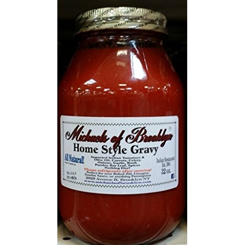 Michaels Of Brooklyn, Sauce Tomato Homestyle Gravy, 32 Ounce