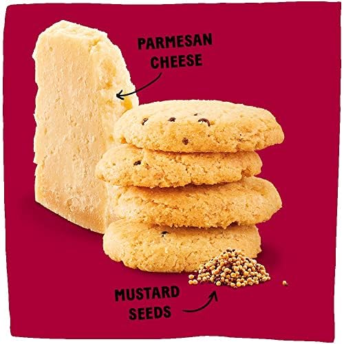 Michel et Augustin Gourmet Cheese Crackers, Crispy French Shortb...