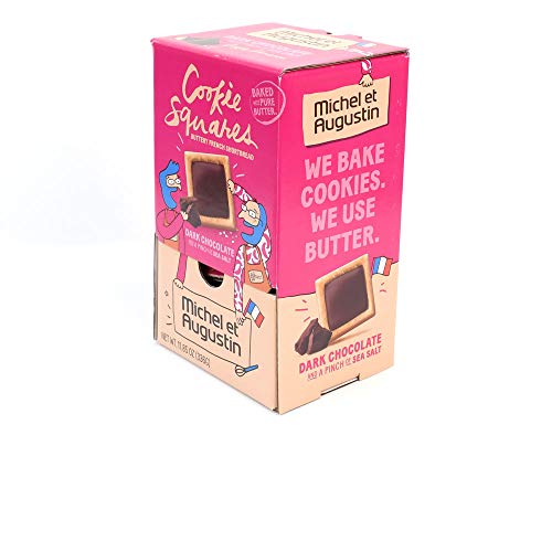 Michel Et Augustin Gourmet Cookie Squares | Dark Chocolate &Amp; Sea