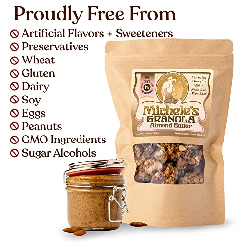 Micheles Granola Almond Butter, Gluten-Free &Amp; Non-Gmo, 12 Oz Pa