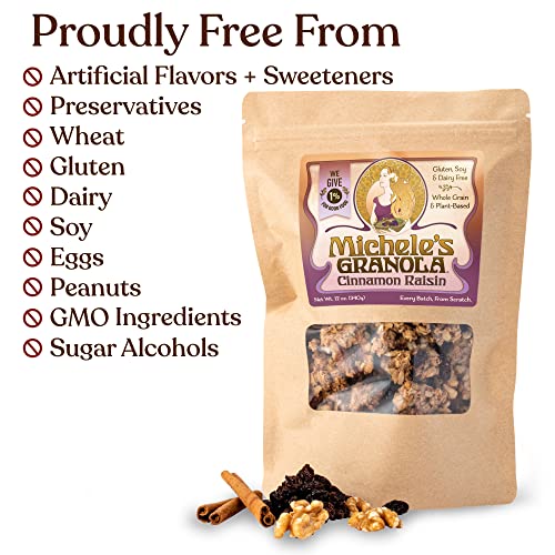 Micheles Granola Cinnamon Raisin, Gluten-Free & Non-GMO 12 Oun...