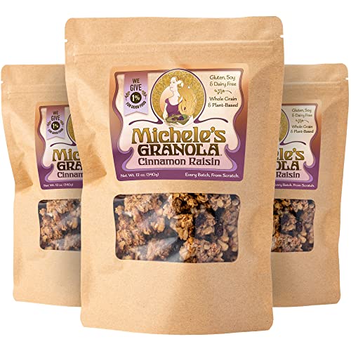 Micheles Granola Cinnamon Raisin, Gluten-Free & Non-GMO 12 Oun...