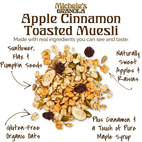 Micheles Granola Muesli, Apple Cinnamon Muesli, Gluten-Free, No...