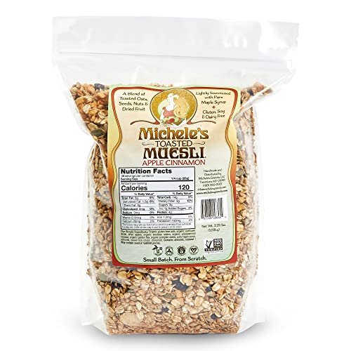 Micheles Granola Muesli, Apple Cinnamon Muesli, Gluten-Free, No...