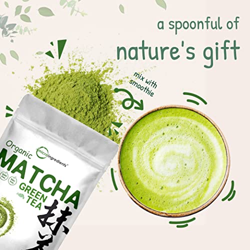 Organic Matcha Green Tea Powder, 1 Pound 16 Ounce, Culinary Gr...