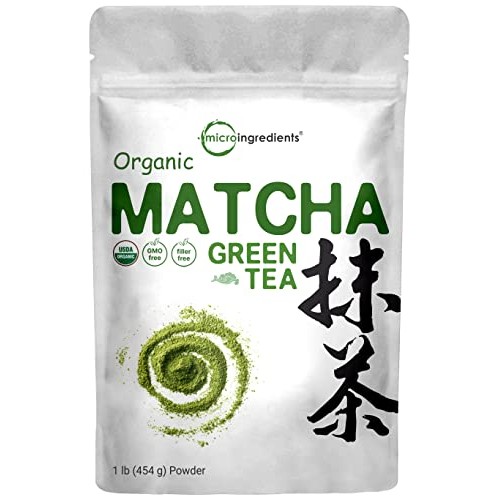 Organic Matcha Green Tea Powder, 1 Pound 16 Ounce, Culinary Gr...