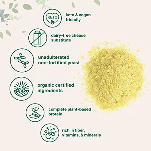 Organic Non-Fortified Nutritional Yeast Flakes, 2 Pounds | Rich ... Organic Non-Fortified Nutritional Yeast Flakes, 2 Pounds | Rich ...