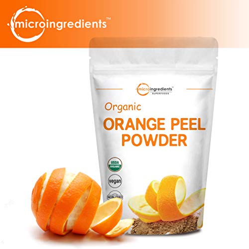 Organic Orange Peel Powder, 8 Ounce, Rich In Antioxidants And Im