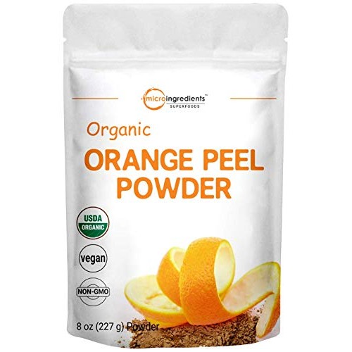 Organic Orange Peel Powder, 8 Ounce, Rich In Antioxidants And Im