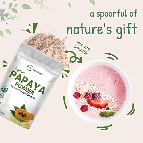 Micro Ingredients Organic Papaya Fruit Powder, 8 Ounce 227 Gram
