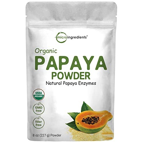 Micro Ingredients Organic Papaya Fruit Powder, 8 Ounce 227 Gram