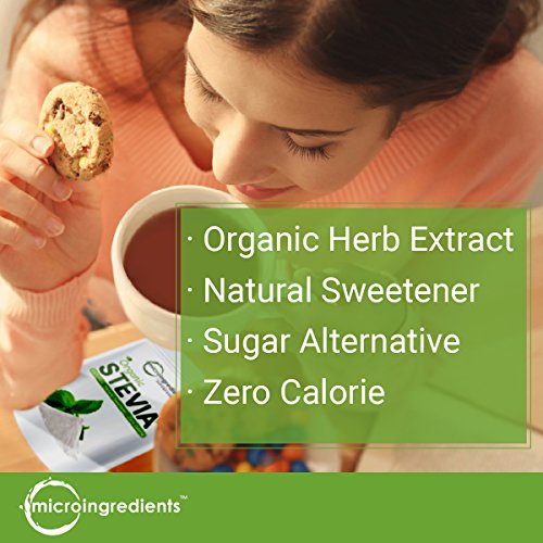 Pure Organic Stevia Powder, 4 Ounces, 706 Serving, 0 Calorie, Na