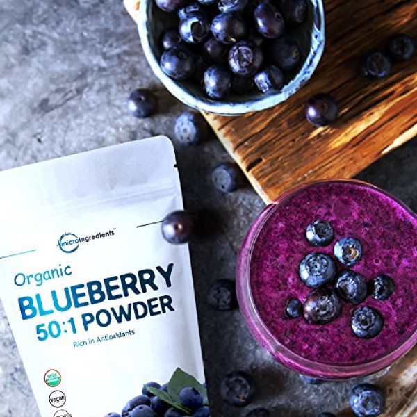 Sustainably Canada Grown, Organic Blueberry Extract 50:1 Concent