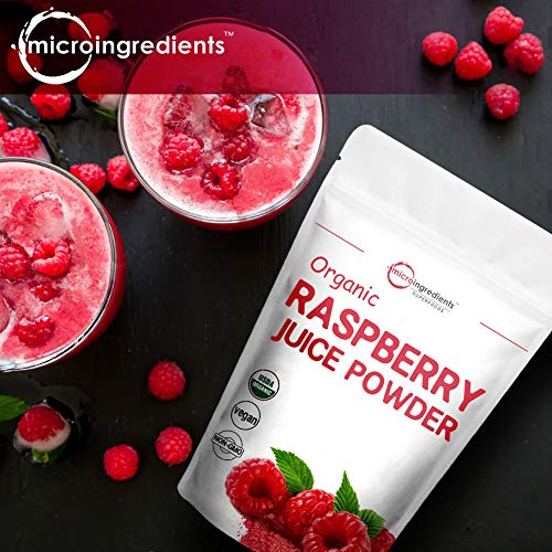 Sustainably Us Grown, Organic Freeze Dried Raspberry Juice Powde