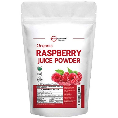 Sustainably Us Grown, Organic Freeze Dried Raspberry Juice Powde