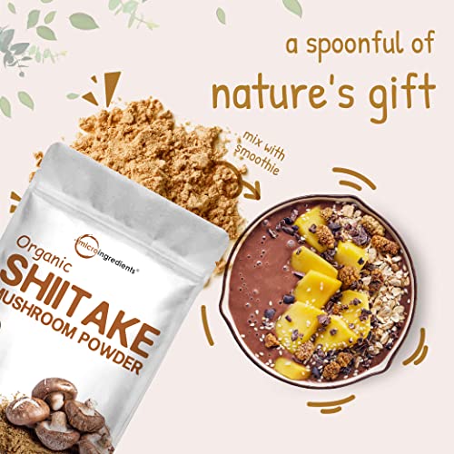 Sustainably US Grown, Organic Shiitake Umami Mushrooms Powder, 8...