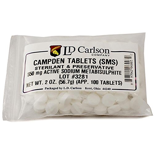 Midwest Homebrewing And Winemaking Supplies Camden Tablets Sodi