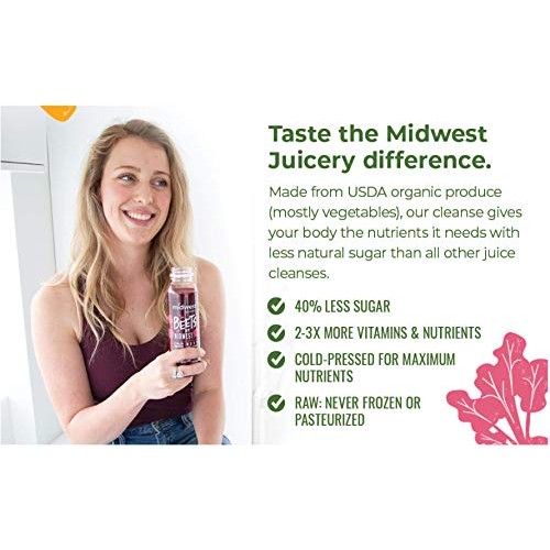 Midwest Juicery Organic, Cold-Pressed Juice. Carrot, Apple, Lemo
