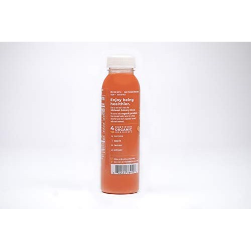 Midwest Juicery Organic, Cold-Pressed Juice. Carrot, Apple, Lemo