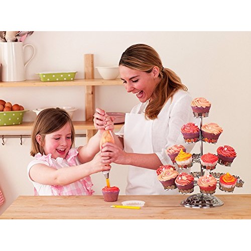 Cake Turntable Cake Decorating Kit Supplies - 24 Stainless Pipin