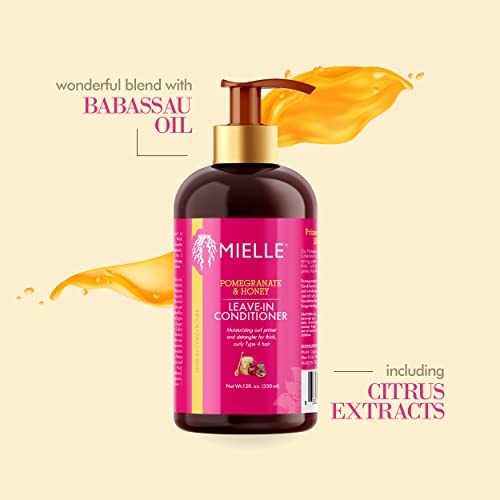 Mielle Organics Pomegranate & Honey Leave-In Conditioner, Moistu...