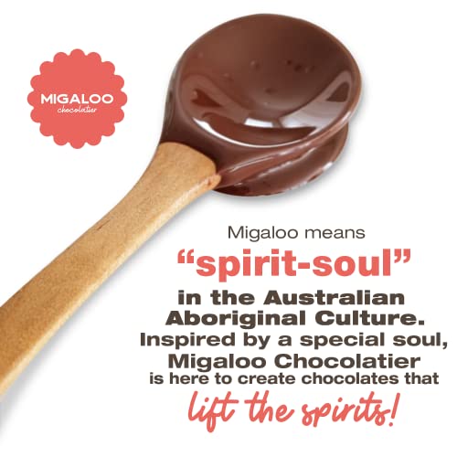 MIGALOO Chocolatier Gourmet Spreadable Dark Chocolate & Milk Cho...