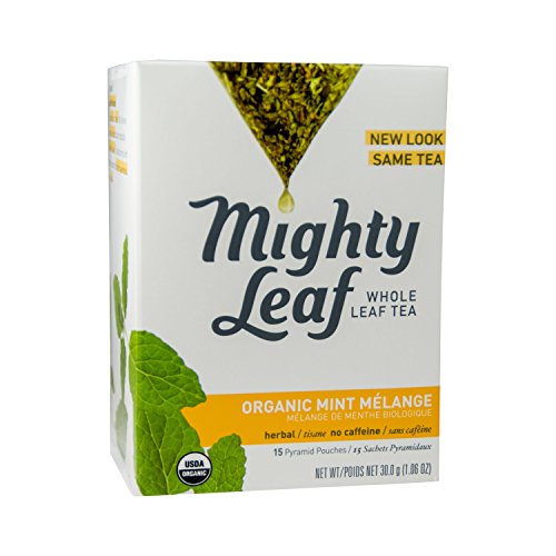 Mighty Leaf Whole Leaf Tea, Vanilla Bean, 15 Tea Bags Individual